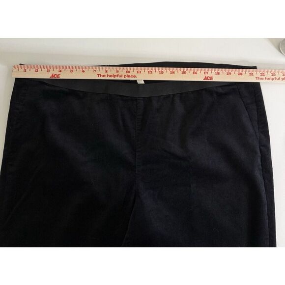 Eileen Fisher Organic Corduroy Jeggings Women's XL Black Stretch Skinny Ankle - Picture 5 of 9